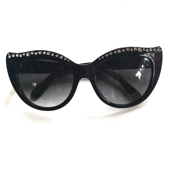 kate spade Accessories - Kate Spade Sequin Large Cat Eye Sunglasses!